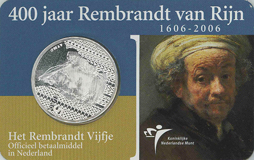 Rembrandt Vijfje 2006 Coincard
